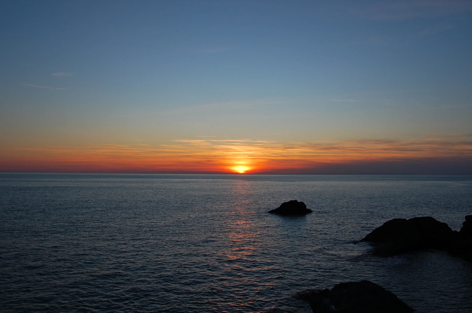 Tramonto sul mare di Monterosso dall’archivio di Al Carugio